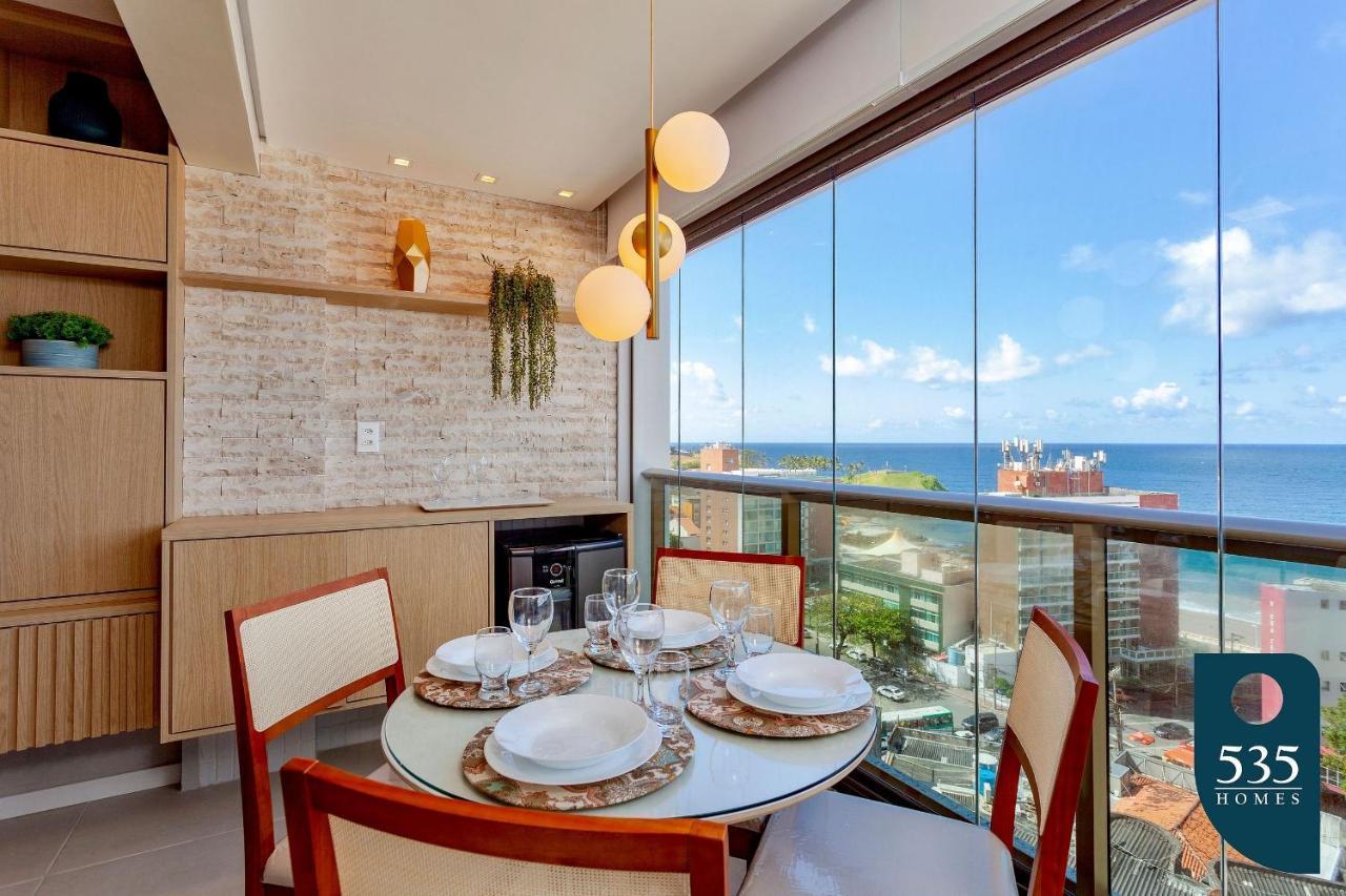 Apartamento Vista Mar Na Barra Em Wi-fi 200 Mbps